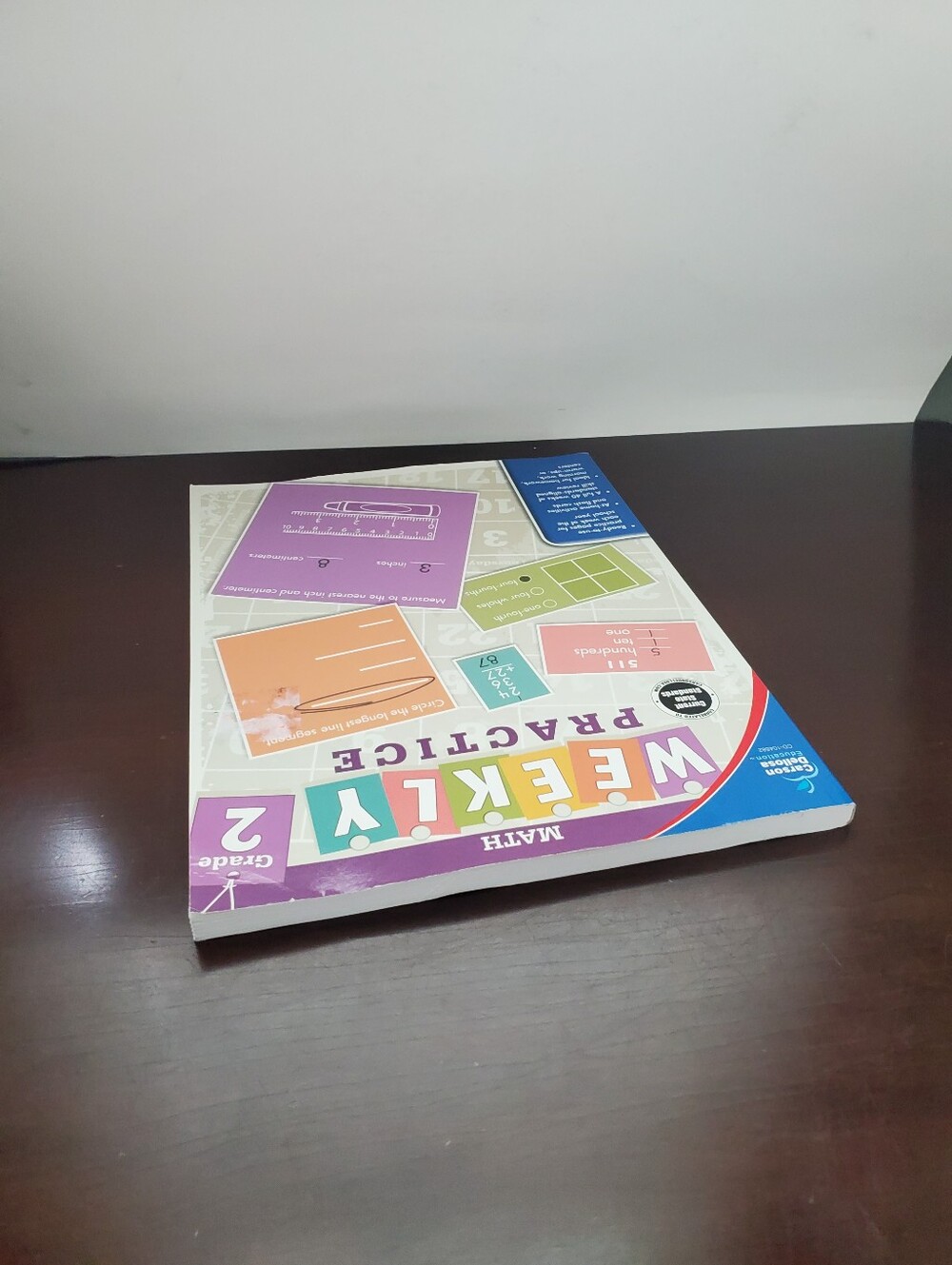Weekly Math Practice Grade 2 Math Workbook - Paperback New Unused Second Grade - Picture 6 of 7